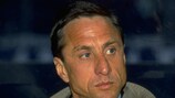 Johan Cruyff in una foto da tecnico del Barcellona nel 1991