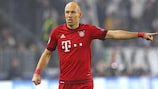 Arjen Robben will be up against his former club