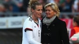 Simone Laudehr has played under Silvia Neid in Germany teams for more than a decade