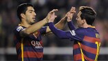 Lionel Messi traf dreimal, Luis Suárez ging leer aus