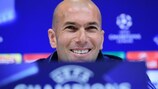 Zinédine Zidane speaks ahead of the Roma decider