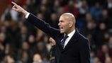 Zinédine Zidane observa apuramento do Real Madrid