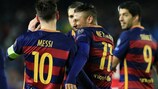 Le trident offensif de Barcelone – Messi Neymar, Suare – a percé trois trous dans la cuirasse des Gunners au Camp Nou mercredi soir