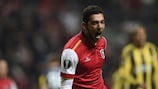 Ahmed Hassan nach seinem Führungstor für Braga im Achtelfinal-Rückspiel gegen Fenerbahçe