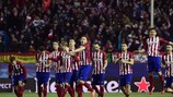 Imagen de la emocionante clasificación del Atlético en Champions