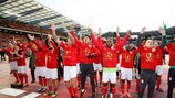 El Standard celebra el título logrado la pasada campaña en la Copa de Bélgica