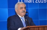 Rovnag Abdullayev foi reeleito como presidente da Federação de Futebol do Azerbaijão