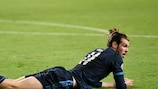 A frustrated Gareth Bale during Madrid's defeat in Wolfsburg