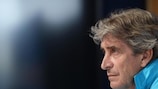 Manuel Pellegrini says City have no intention of playing for a 0-0 draw