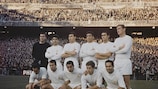 Fotografía del Real Madrid en 1967, con Pedro de Felipe arriba a la derecha