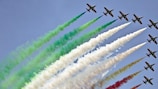 Spectacular air display at Reggio Emilia final