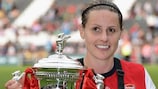 Kelly Smith and Arsenal last lifted the FA Women's Cup in 2014, the last pre-Wembley final