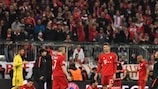 A desilusão dos jogadores do Bayern