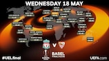 What time is the UEFA Europa League final?