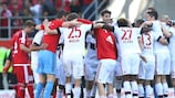 El Bayern celebra el título tras el pitido final