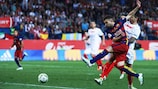 Jordi Alba adelantó el Barça en la final de la Copa del Rey
