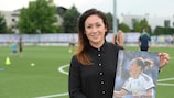 Nadine Kessler, nouvelle ambassadrice du foot féminin pour l'UEFA