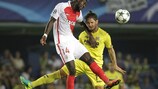 Tiémoué Bakayoko (Monaco) en duel avec Pato (Villarreal)