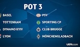 Champions League group stage draw: Pot 3