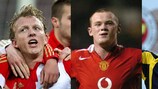 Dirk Kuyt, Wayne Rooney e Robin van Persie