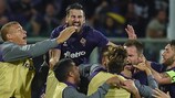 Fiorentina greet a Serie A goal