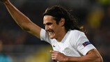 Edinson Cavani has hit the ground running with three goals in Paris' two Group A matches
