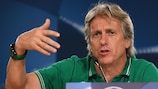 Jorge Jesus will hope Sporting can improve on their recent record against German sides