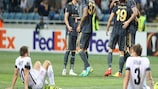 Fenerbahçe celebrate equalising against Zorya on matchday one
