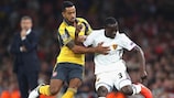 Theo Walcott was too strong for Basel's defenders as he scored both goals in Arsenal's win on matchday two