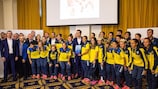Romanian national team players were the stars of the show
