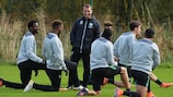 Brendan Rodgers supervise un entraînement du Celtic