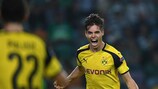 Julian Weigl consiguió su primer gol con el Dortmund contra el Sporting en la tercera jornada