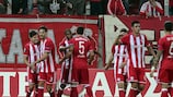 Olympiacos were runners-up in Group B