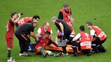 Криштиану Роналду получил травму в финале ЕВРО-2016