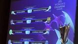 The draw for the UEFA Women's Champions League quarter-finals