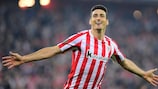 Aritz Aduriz after scoring his fourth against Genk on matchday four
