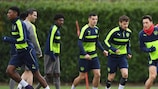 Arsenal were put through their paces on Tuesday afternoon
