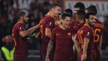 Edin Džeko scored a hat-trick for Roma