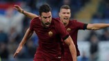 Kevin Strootman scored Roma's opener against Lazio