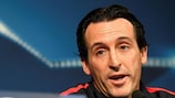 Unai Emery is hoping for a response from his side on Tuesday