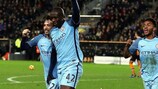 Yaya Touré feiert das 1:0 für Manchester City