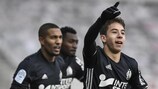 Maxime Lopez festeja o primeiro golo marcado pelo Marselha, em Dezembro