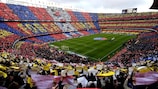 El Camp Nou vivirá una noche de auténtica UEFA Champions League