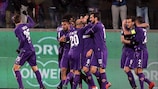 Milan Badelj (in der Mitte) konnte sich beim Sieg der Fiorentina gegen Juventus als Torschütze auszeichnen