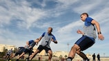 Una sessione di allenamento degli arbitri durante il corso invernale a Malaga