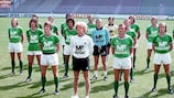 Robert Herbin's St-Étienne side pictured in the summer of 1976
