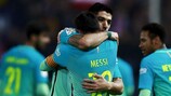 Luis Suárez e Lionel Messi sono andati entrambi a segno per il Barcellona sul campo dell'Atlético Madrid