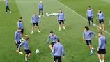 Die Spieler von Real Madrid beim Training