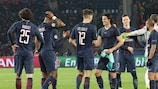 Los jugadores del Paris realizaron un partido sobresaliente