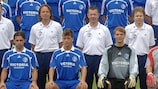 Mesut Özil (left) and Manuel Neuer in their early days at Schalke